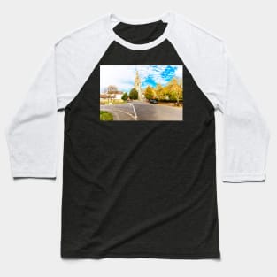 Heckington Village And St Andrew's Church Baseball T-Shirt